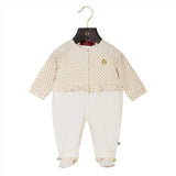 Aigner Kids New Born Girl's White Set of Sleepsuit