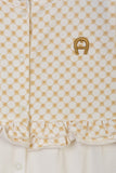 Aigner Kids New Born Girl's White Set of Sleepsuit