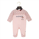 Aigner Kids New Born Set of Sleepsuit & Hat