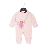 Aigner Kids New Born Girl's Pink Set of Sleepsuit & Hat