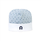 Aigner Kids New Born Boy's White Set of Sleepsuit & Hat