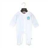 Aigner Kids New Born Boy's White Set of Sleepsuit & Hat