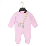 Aigner Kids New Born Girl's Set of Sleepsuit & Hat