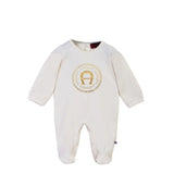 Aigner Kids New Born Boy's Set of Sleepsuit & Hat & Bib