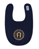 Aigner Kids New Born Boy's Set of Sleepsuit & Hat & Bib