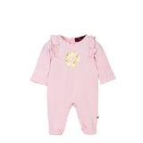 Aigner Kids New Born Girl's Set of Sleepsuit & Bib & Hat
