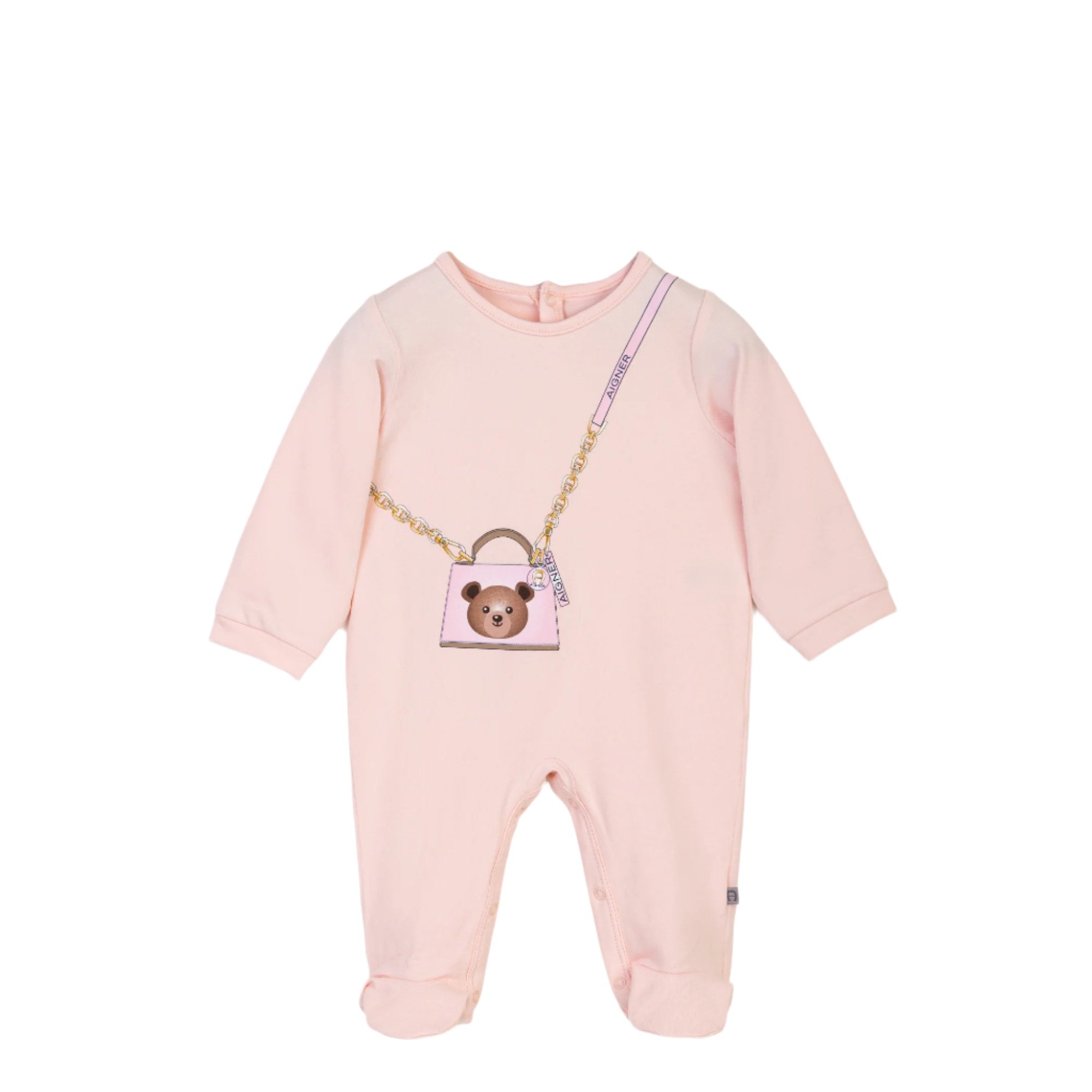 Aigner Kids New Born Girl's Set of Sleepsuit & Hat | GCC | New Born | New Born Babysuits | New Born Girl (0M - 9M) | New Born Girl Babysuits | New Born Girl Sleepwear | Set Sleepsuit & Hat | Spring Festival | Winter 2024 Aigner Kids New Born Girl's Set of Sleepsuit & Hat | GCC | New Born | New Born Babysuits | New Born Girl (0M - 9M) | New Born Girl Babysuits | New Born Girl Sleepwear | Set Sleepsuit & Hat | Spring Festival | Winter 2024
