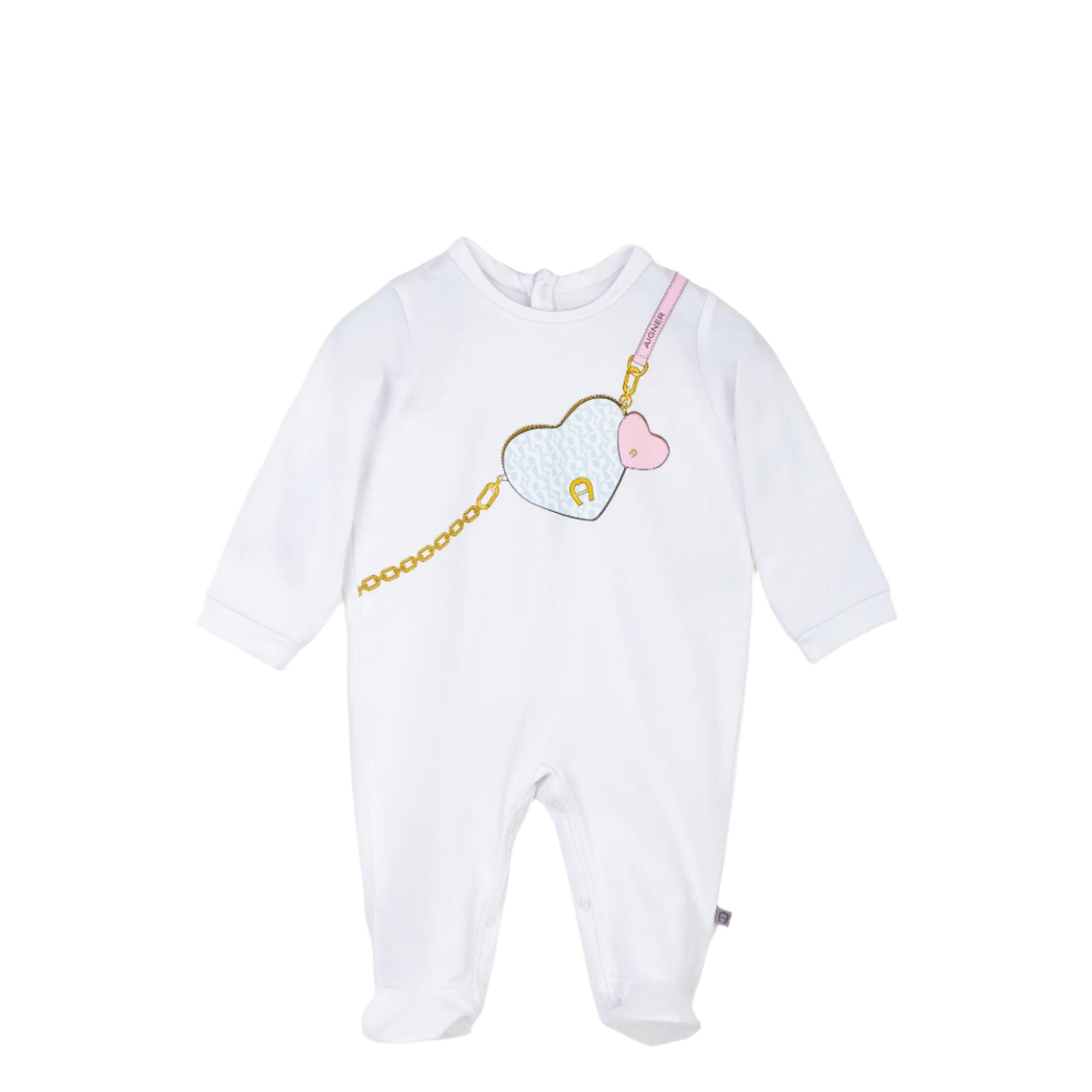 Aigner Kids New Born Girl's Sleepsuit | GCC | New Born | New Born Babysuits | New Born Girl (0M - 9M) | New Born Girl Babysuits | New Born Girl Sleepwear | Spring Festival | Winter 2024 Aigner Kids New Born Girl's Sleepsuit | GCC | New Born | New Born Babysuits | New Born Girl (0M - 9M) | New Born Girl Babysuits | New Born Girl Sleepwear | Spring Festival | Winter 2024