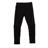 Ein Ghein Kids Leggings Girl's Black with Silver Embroidery Leggings