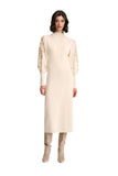 Luisa Spagnoli Maioliche Ladies Embroidered Wool Dress