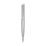 Guy Laroche Andrea Gents Stainless Steel Silver Textred Pen