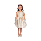 David Charles Kids Girl's Gold Dress