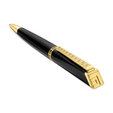 Guy Laroche Andrea Gents Gold Plated Pen With Black Enamel