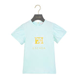 Escada Kids Girl's Logo T-Shirt with Puffed Sleeves