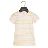 Escada Kids Baby Girl's Gold Logo Print Shift Dress