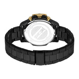 Just Cavalli Gents Black Dial Stainless Steel Two Tone Black & Gold Watch