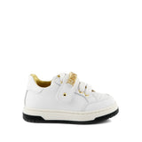 Moschino Kids Baby Girl's White & Gold Sneaker