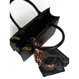 Just Cavalli Women's Leopard Print Scarf Hand Bag