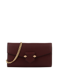 Pourchet Cowhide Leather Convertible Clutch Bag