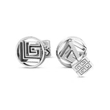 Guy Laroche Charlie Gents Stainless Steel Silver Cufflinks