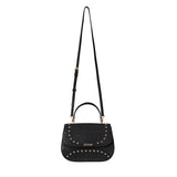 Just Cavalli Women's Black Croc-Embossed Top-Handle Bag