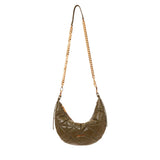 Just Cavalli Women's Quilted Crescent Shoulder Bag