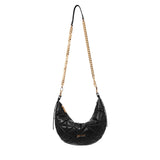 Just Cavalli Women's Quilted Crescent Shoulder Bag