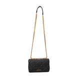 Just Cavalli Women's Black Quilted Chain Shoulder Bag