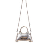Just Cavalli Women's Mini Metallic Top-Handle Bag