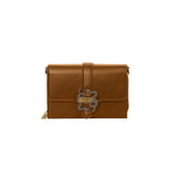 Just Cavalli Women's Rectangular Chain Shoulder Bag with Serpent Hardware