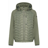 Bugatti Men's Bomber Jacket With Removable Hood
