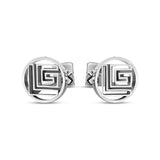 Guy Laroche Charlie Gents Stainless Steel Silver Cufflinks