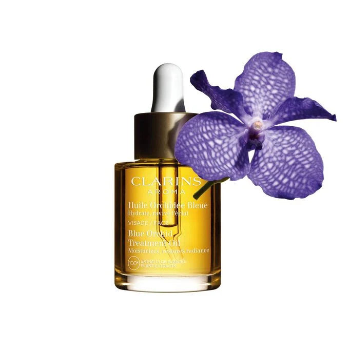 Clarins Blue Orchid Treatment Oil - Dehydrated Skin - 30ml | Beauty | Beauty Selfcare | Beauty Selfcare Skincare | Selfcare | Serum | Serum and Facial Treatment Clarins Blue Orchid Treatment Oil - Dehydrated Skin - 30ml | Beauty | Beauty Selfcare | Beauty Selfcare Skincare | Selfcare | Serum | Serum and Facial Treatment