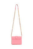 Just Cavalli Women's Mini Woven Leather Chain Crossbody Bag