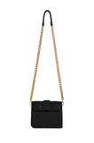 Just Cavalli Women's Mini Woven Leather Chain Crossbody Bag