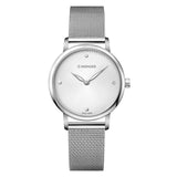 Wenger Women's Urban Donnissima Silver Dial Stainless Steel Mesh Bracelet Watch