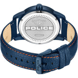 Police AVONDALE Gents Blue Dial IP Blue Case Blue Leather Starp Watch