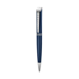 Guy Laroche Andrea Gents Stainless Steel Pen With Blue Enamel