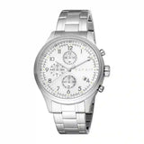 ESPRIT Jack Gents Chrono White Dial Stainless Steel Silver Watch