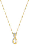 Fontenay Paris Two Tone 40 cm Necklace with Zirconia