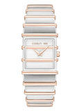 Cerruti 1881 Ladies Stainless Steel & Rose Gold Two-Tone Silver & Rose Gold Dial Watch