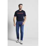 Bugatti Men's Jeans With a Distressed wash Effect