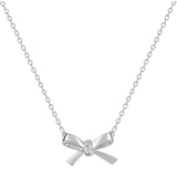 Fontenay Paris Women's Rhodium Plated 40 cm Necklace with Zirconia