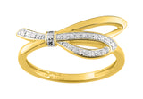 Fontenay Paris Gold Plated Ring with Zirconia