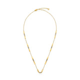 Cerruti 1881 Gold Bar Necklace with Crystals