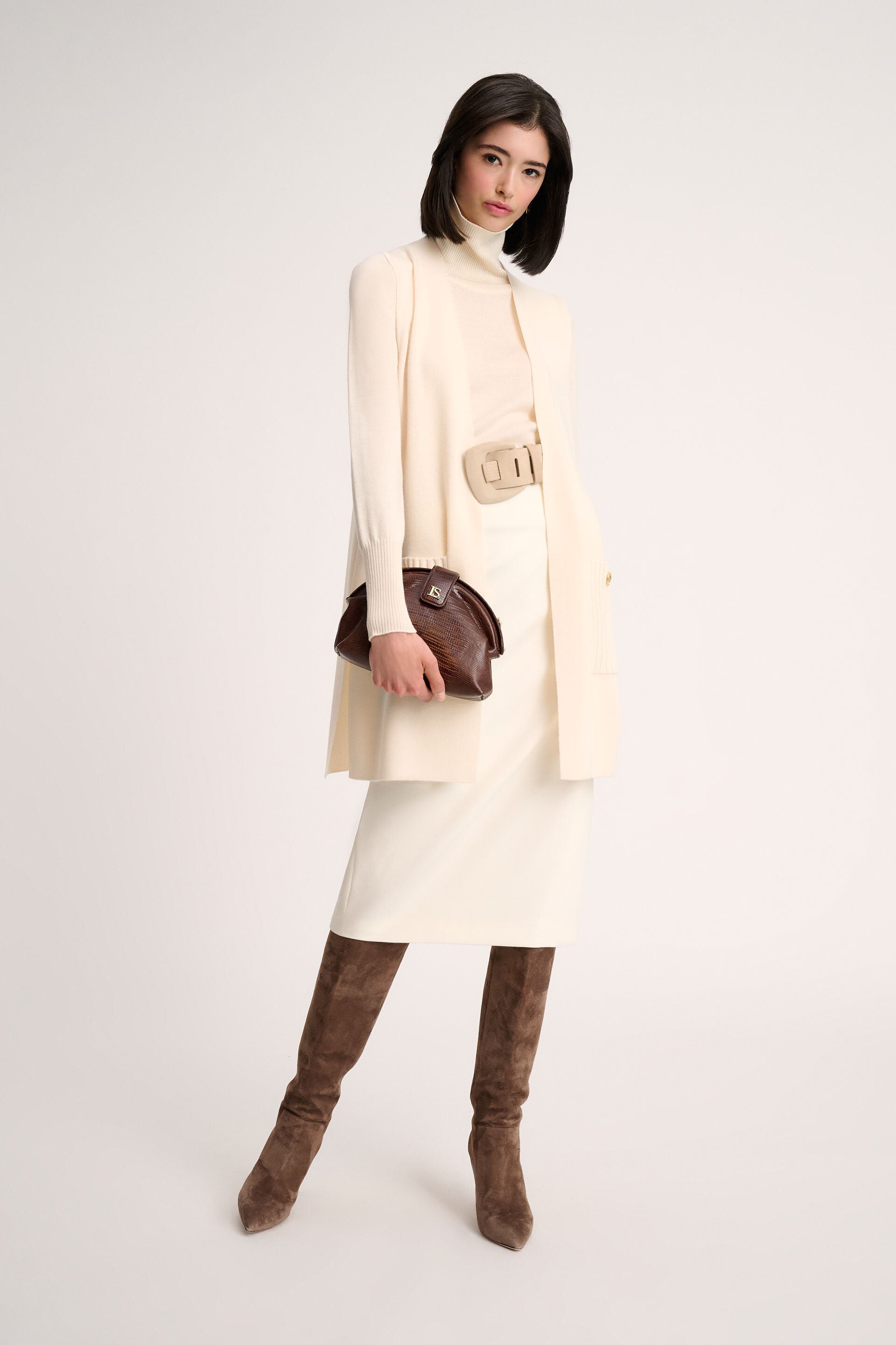 Luisa Spagnoli Menna Ladies Knit Vest | Cardigan | GCC | Women | Women All Clothing | Women Knitwear & sweater | Womens | Womens Fashion Luisa Spagnoli Menna Ladies Knit Vest | Cardigan | GCC | Women | Women All Clothing | Women Knitwear & sweater | Womens | Womens Fashion