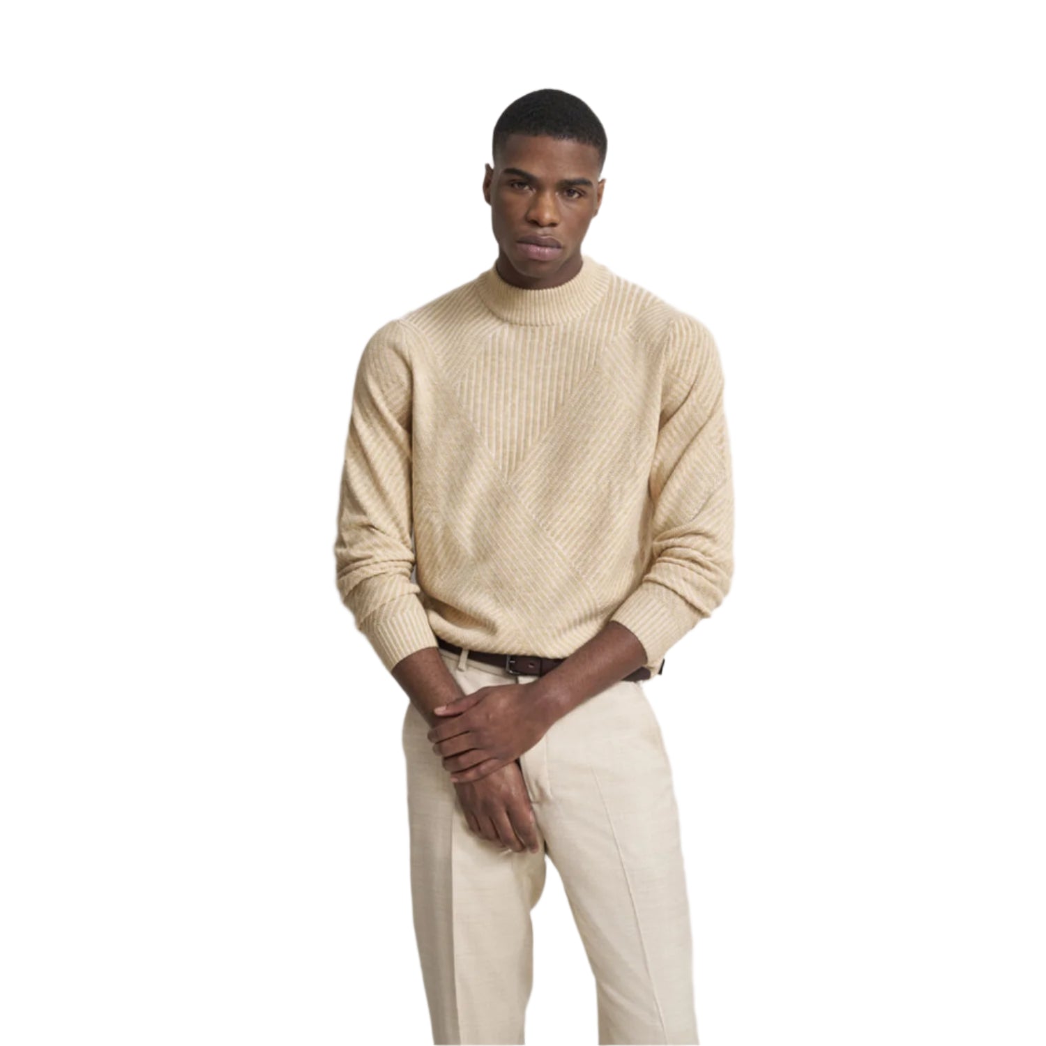 Bugatti Men's Wool Sweater with Round Neck and Turtleneck | All Clothing | GCC | Men | Mens | Mens Fashion | Pullover | Sweaters and Cardigans Bugatti Men's Wool Sweater with Round Neck and Turtleneck | All Clothing | GCC | Men | Mens | Mens Fashion | Pullover | Sweaters and Cardigans