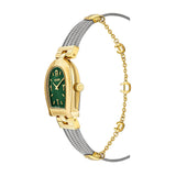 Aigner Cremona Women's Green Dial Silver Gold Watch