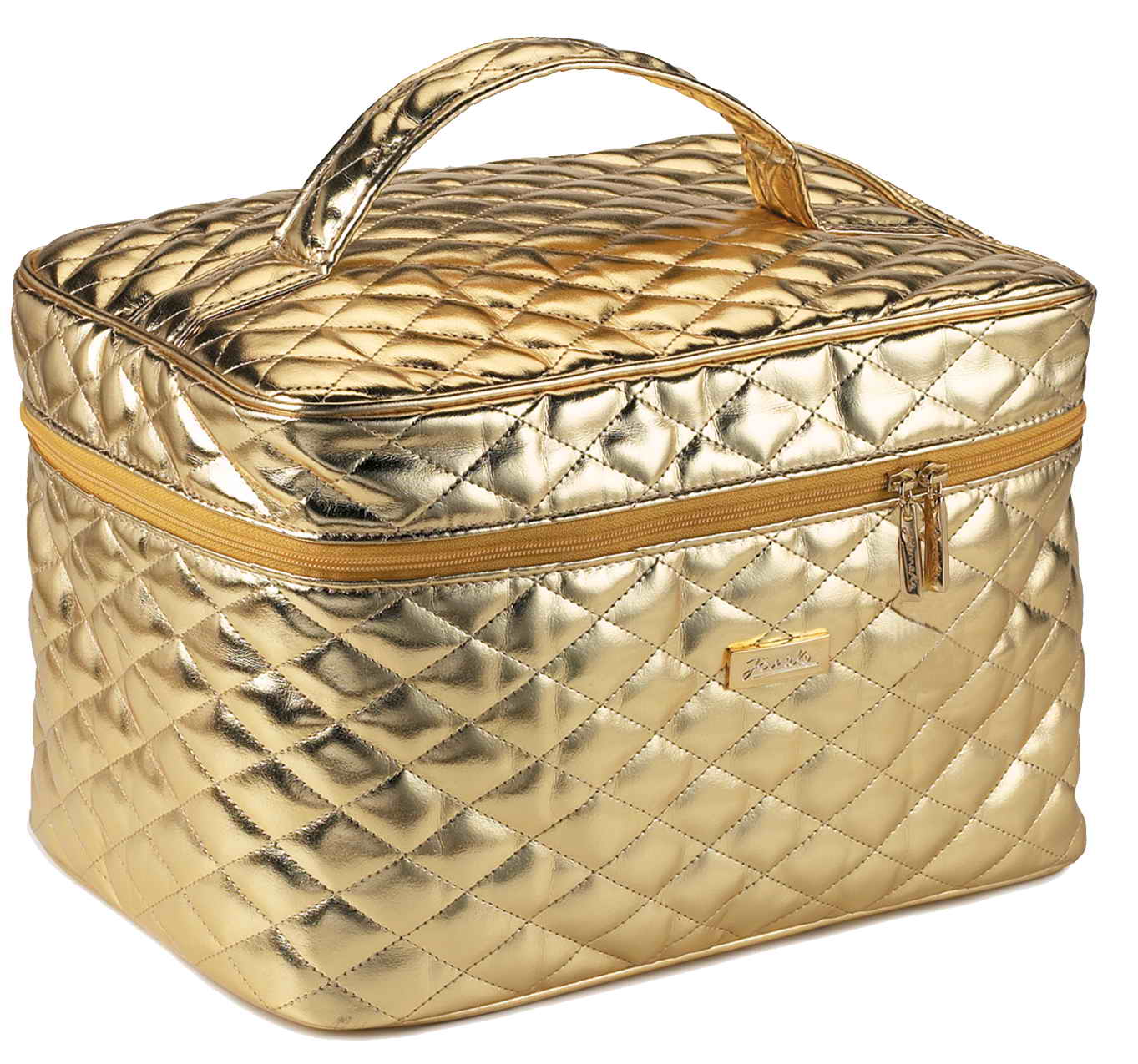 Janeke 1830, Gold Empty Beauty Bag | Bag | Cosmetic Bag | Personal Care | Women | Women All Bags | Womens Janeke 1830, Gold Empty Beauty Bag | Bag | Cosmetic Bag | Personal Care | Women | Women All Bags | Womens