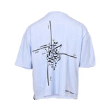 Abjad Twenty Eight BSMA Men's Minimal Logo Oversized T-Shirt